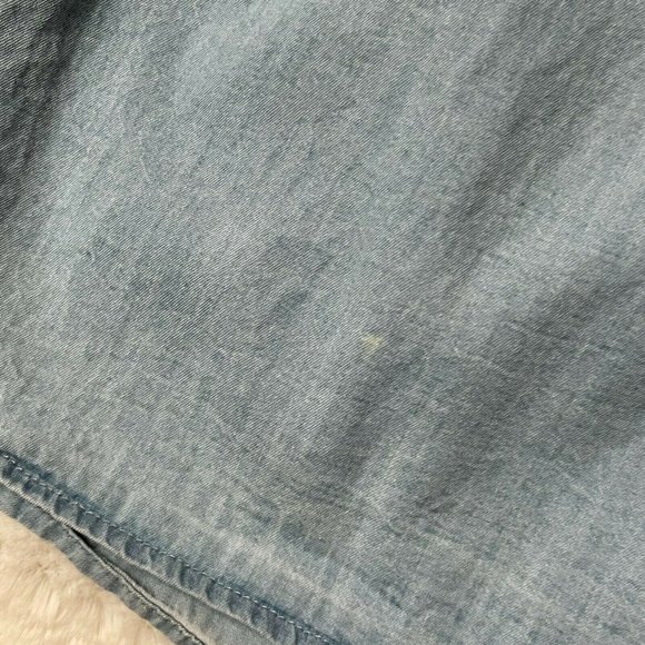 Charlotte Russe Cold Shoulder Chambray Top - Picture 5 of 5